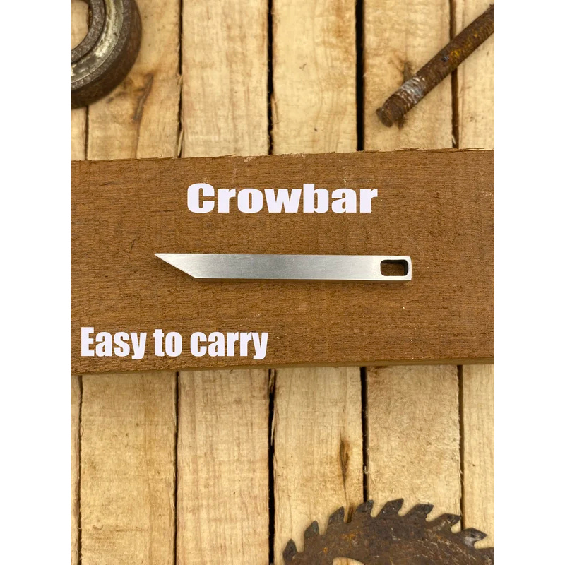 Edc Every Day Carry おもちゃ - Small Heavy Duty Stainless Steel Pry