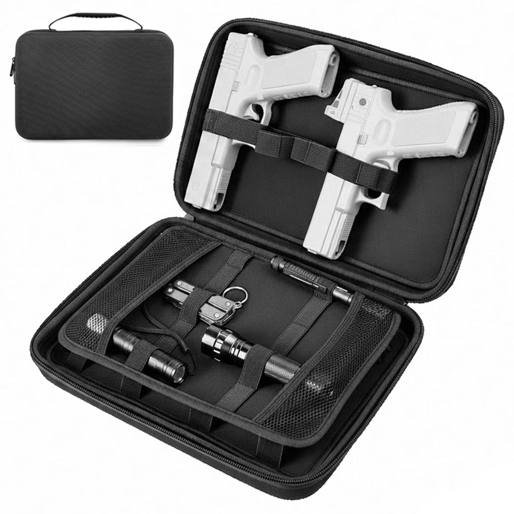 Edc Carry Gun - Tactical Pistol Gun Case Dual Gun
