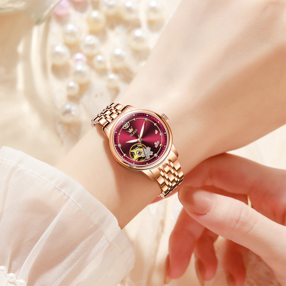 Rose Gold Wine Red Luxury Casu - đánh giá và giá Watch Winder Compact