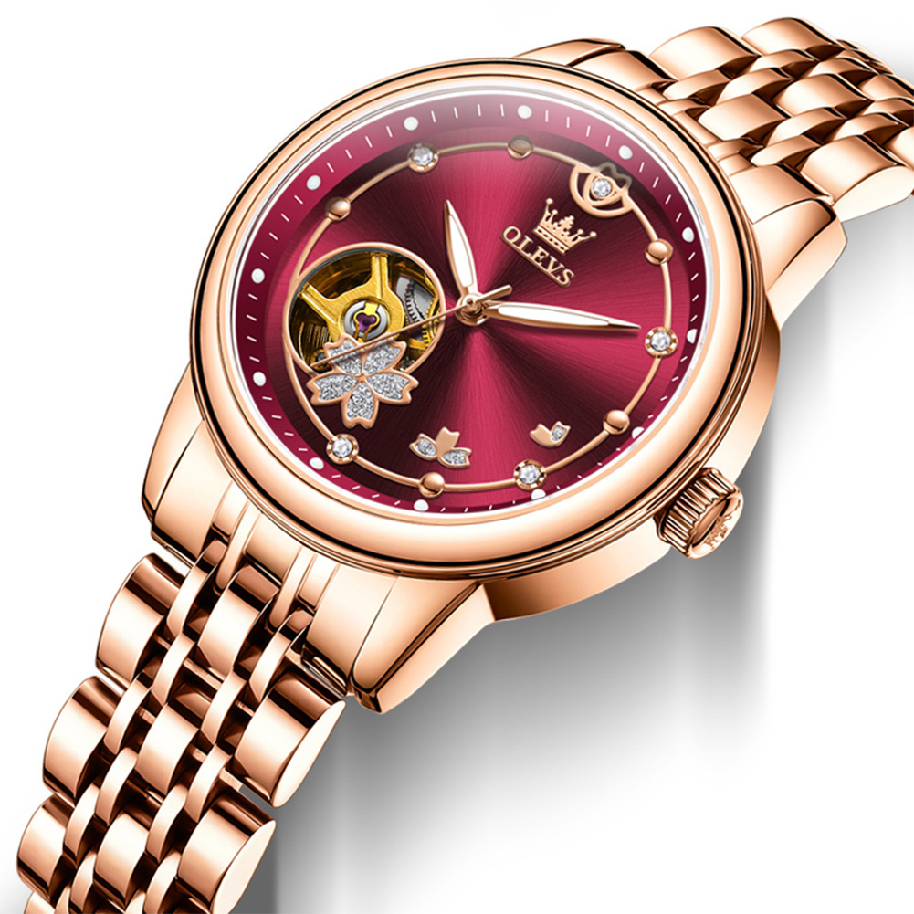 Rose Gold Wine Red Luxury Casu - đánh giá và giá Watch Winder Compact
