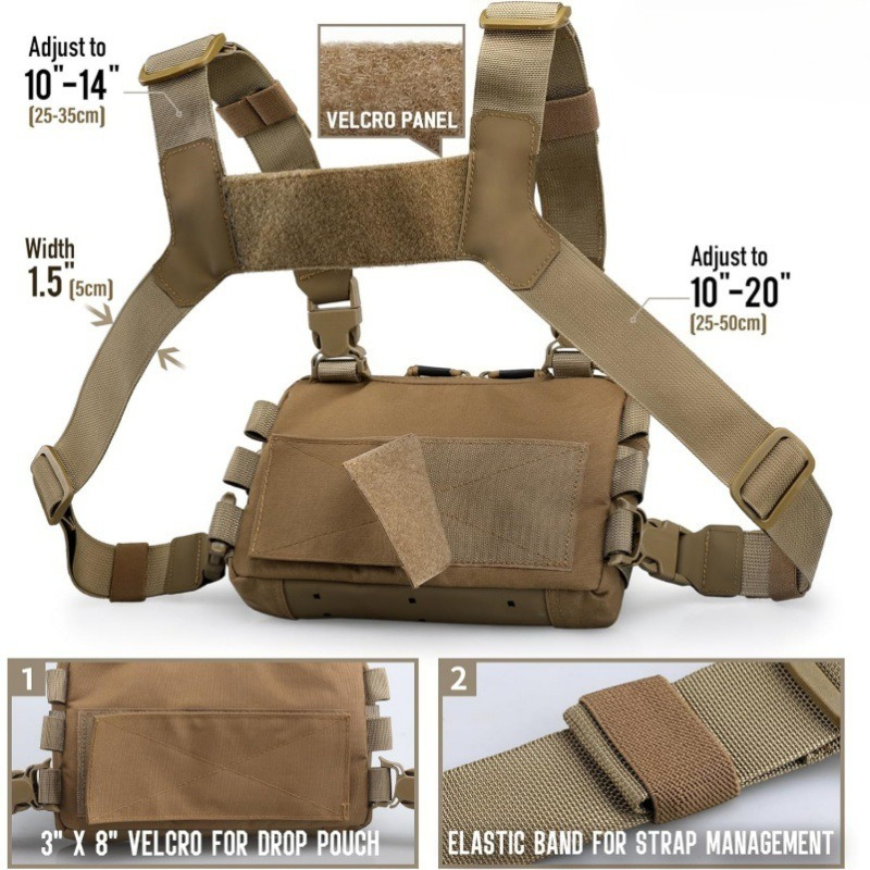 Strap Fishing Vest Tactical Ch - đánh giá và giá Edc Carry Backpack