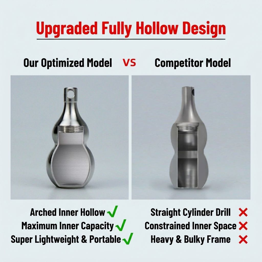 Tivosy Pure Titanium Lucky Gou - đánh giá và giá Pill Fob Capsule