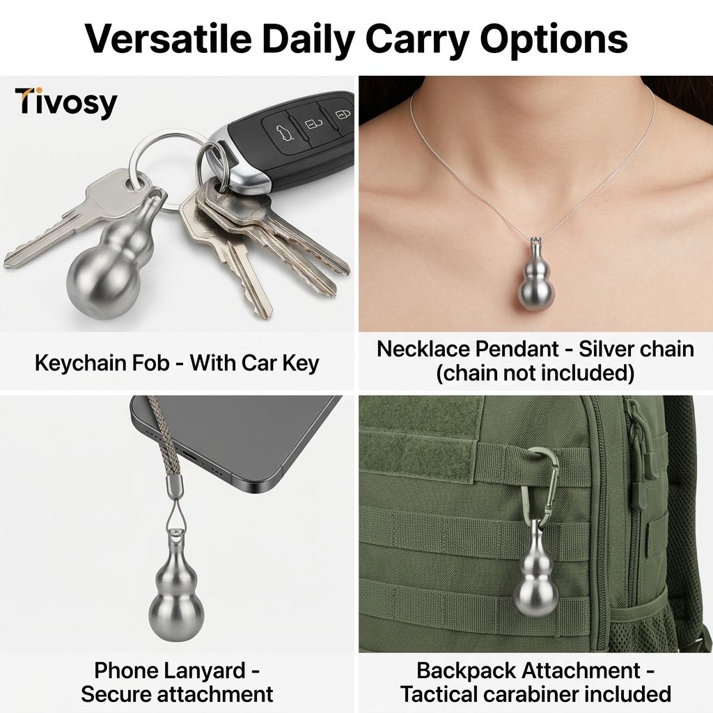 Tivosy Pure Titanium Lucky Gou - đánh giá và giá Pill Fob Capsule