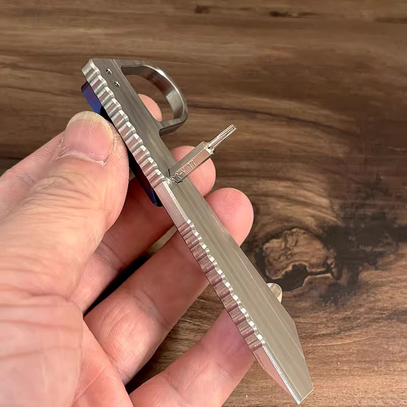 Outdoor Portable EDC Titanium  - đánh giá và giá Titanium Pry Bar