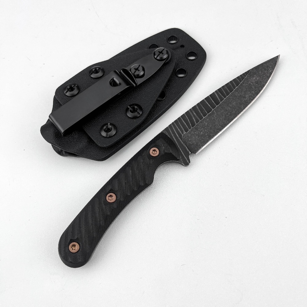 Full Tang Bushcraft Knife D2 B - đánh giá và giá Edc Concealed Carry Knife