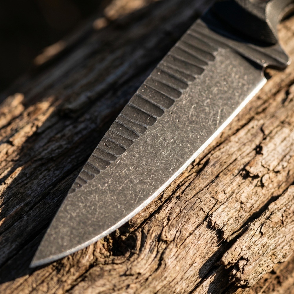 Full Tang Bushcraft Knife D2 B - đánh giá và giá Edc Concealed Carry Knife