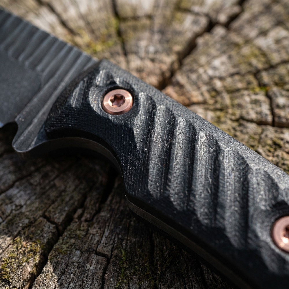 Full Tang Bushcraft Knife D2 B - đánh giá và giá Edc Concealed Carry Knife