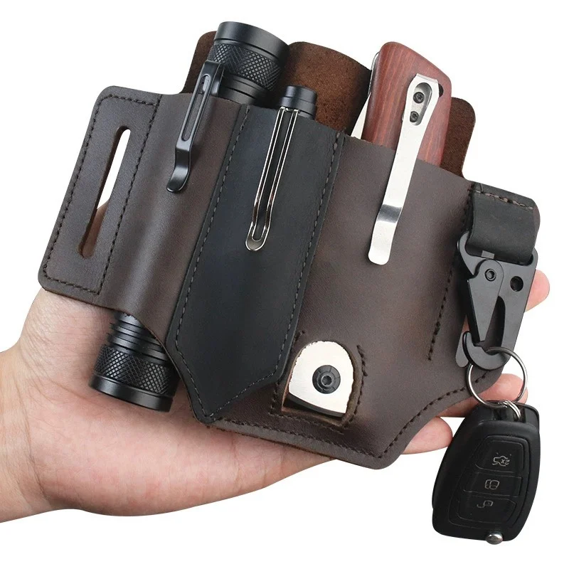 EDC PU Leather Tool Pouch Mult - đánh giá và giá Edc Carry Belt Leather