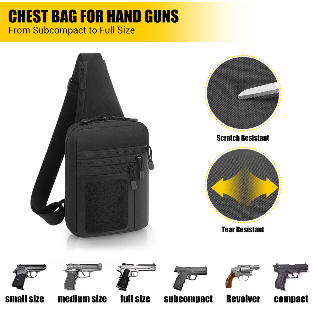 Tactical Pistol Gun Bag Concea - đánh giá và giá Edc Carry Gun