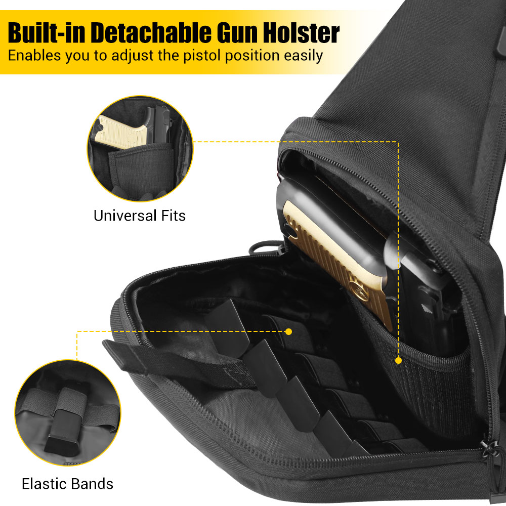 Tactical Pistol Gun Bag Concea - đánh giá và giá Edc Carry Gun