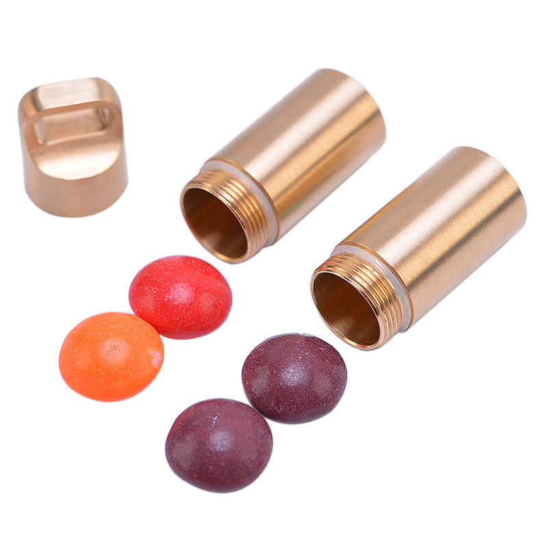 Không thấm nước Brass Kín Kín  - đánh giá và giá Pill Fob Capsule