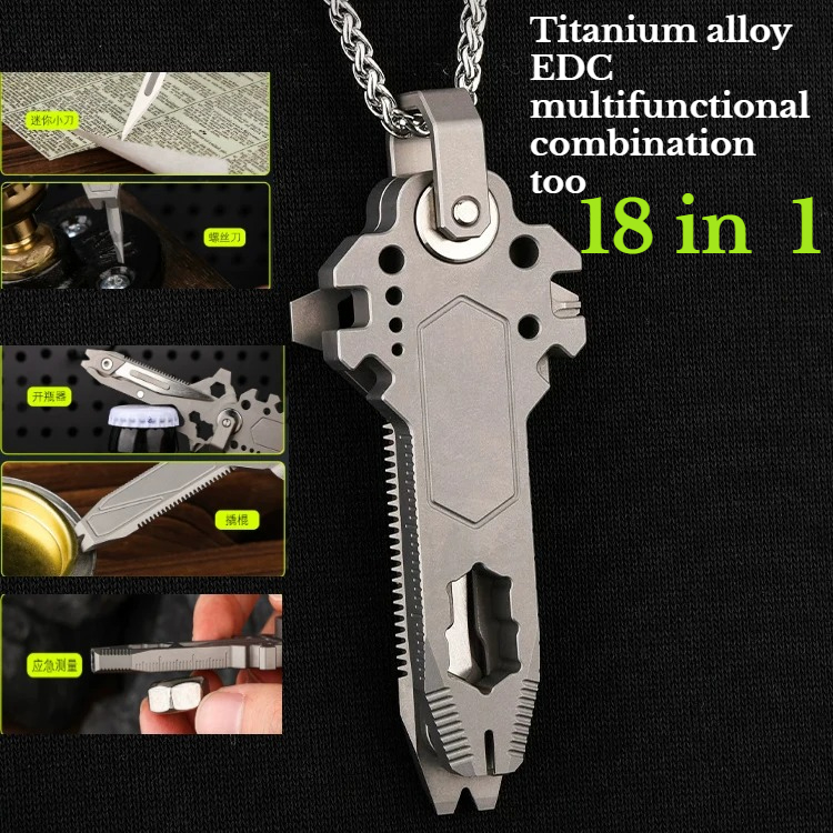 18 in 1 Outdoor Camping Portab - đánh giá và giá Titanium Pry Bar