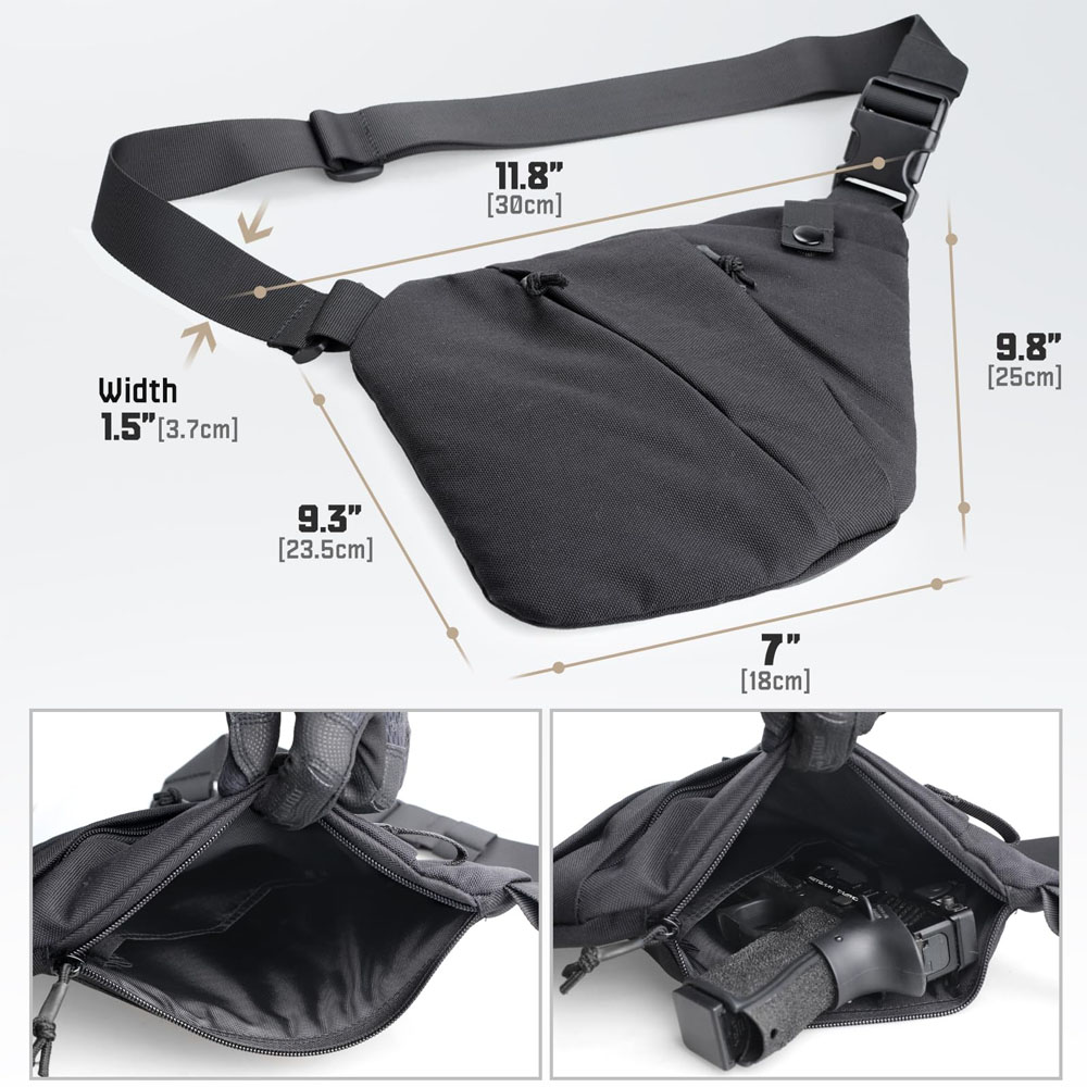 Tactical Concealed Gun Carry B - đánh giá và giá Edc Carry Gun