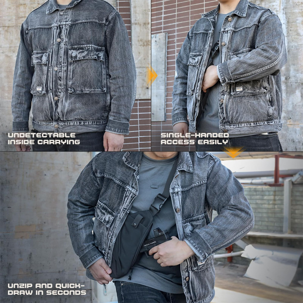Tactical Concealed Gun Carry B - đánh giá và giá Edc Carry Gun