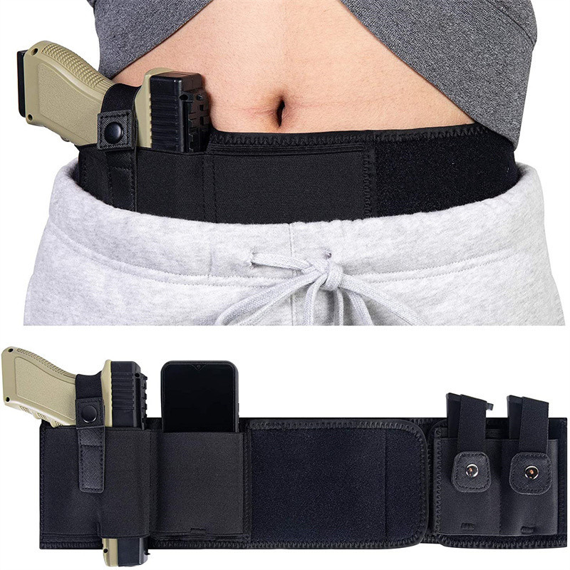 Belly Band Gun Holster Conceal - đánh giá và giá Edc Carry Gun
