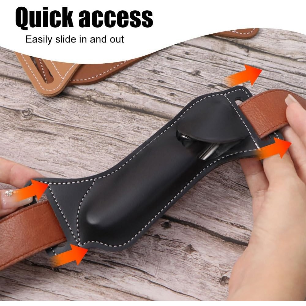 5 Inch Folding Knife Holster E - đánh giá và giá Edc Carry Belt Leather