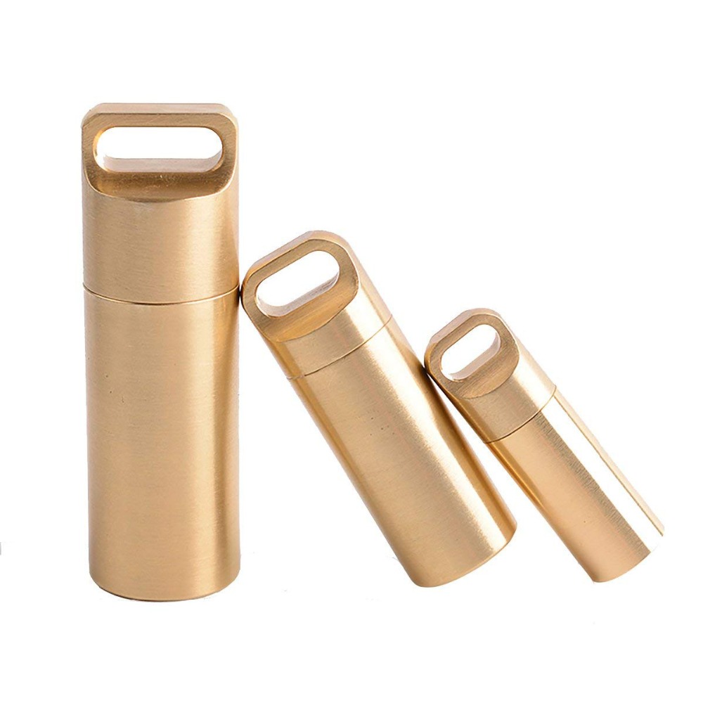 Brass Kín Kín Nước Lưu Trữ Con - đánh giá và giá Pill Fob Capsule