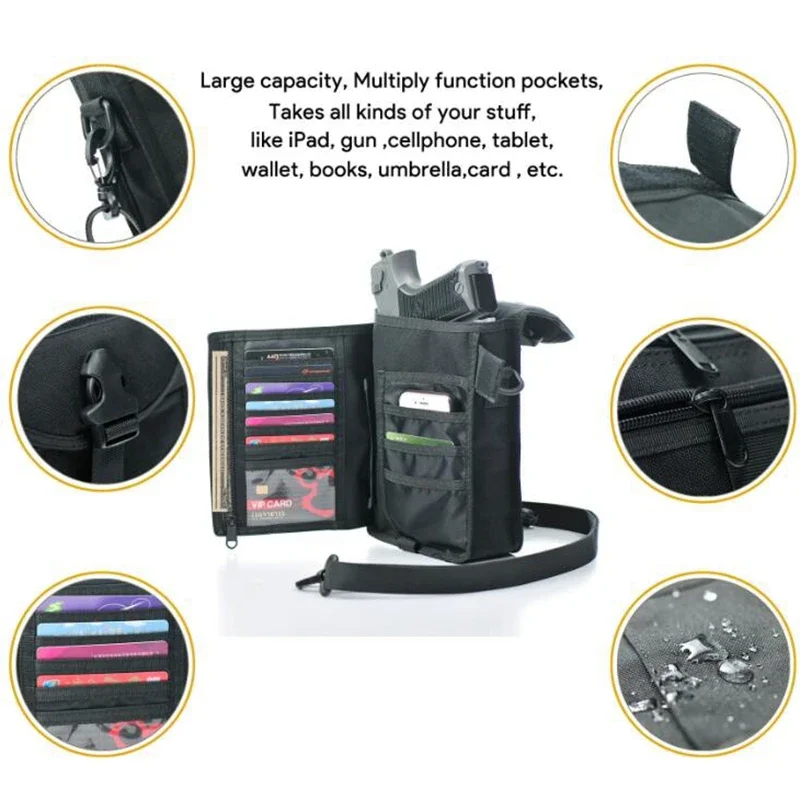 Tactical Men's Shoulder Pistol - đánh giá và giá Edc Carry Backpack