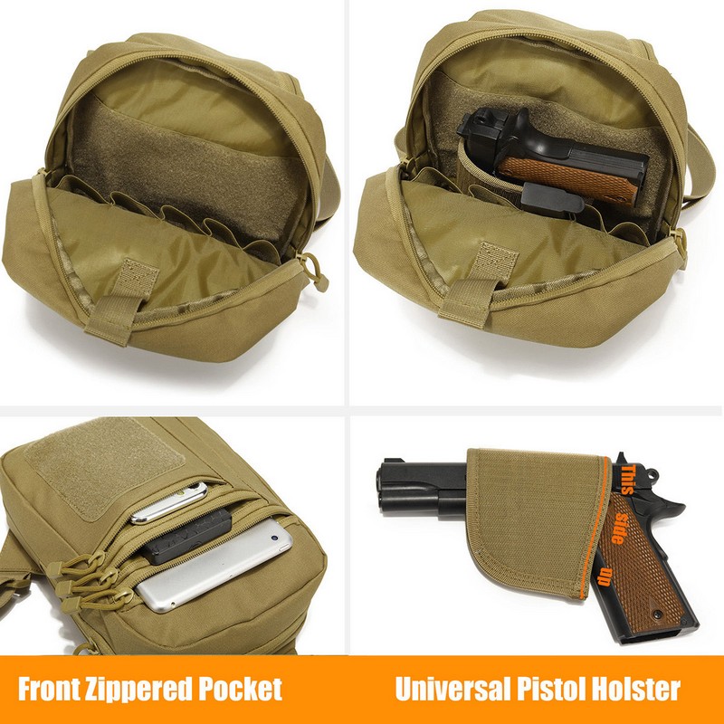 New Tactical Chest Bag Pistol  - đánh giá và giá Edc Carry Gun