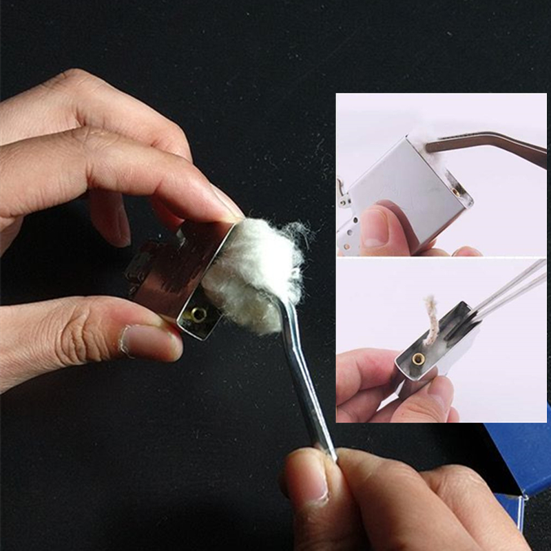 10/30/50pcs Oil Absorbent Cott - đánh giá và giá Lighter Insert Zippo