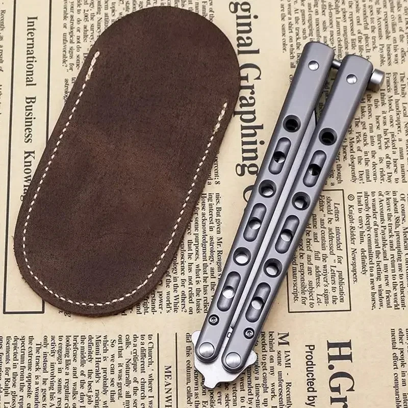 Leather small knife cover carr - đánh giá và giá Edc Pocket Carry Fixed Blade