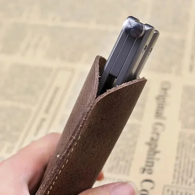 Leather small knife cover carr - đánh giá và giá Edc Pocket Carry Fixed Blade