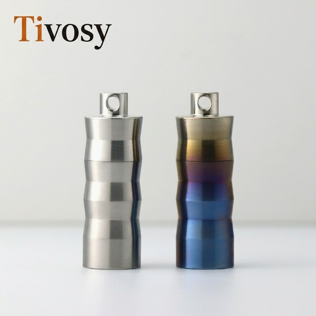 Tivosy Pure Titanium Pill Hold - đánh giá và giá Pill Fob Capsule