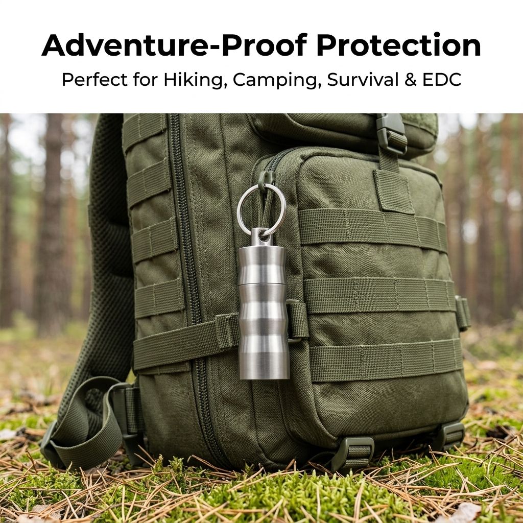 Tivosy Pure Titanium Pill Hold - đánh giá và giá Pill Fob Capsule