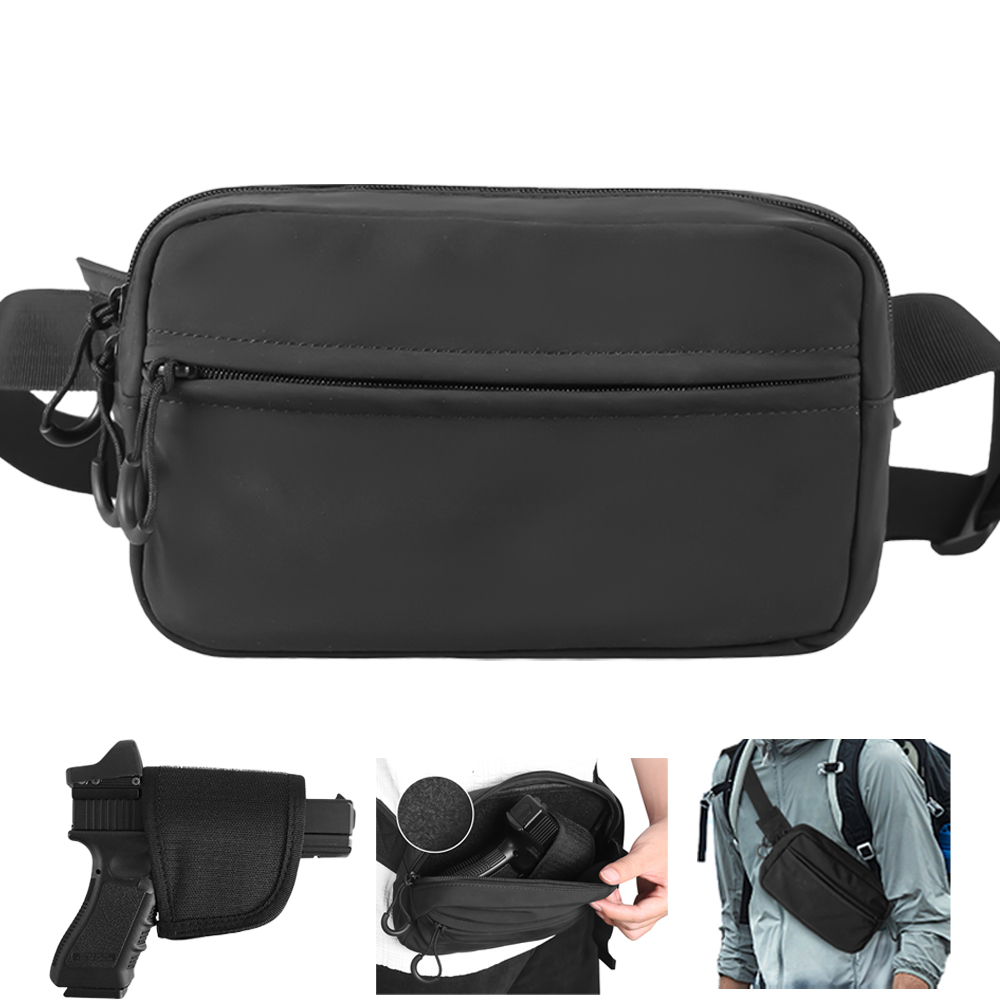 Tactical Crossbody Bag Pistol  - đánh giá và giá Edc Concealed Carry Fanny Pack