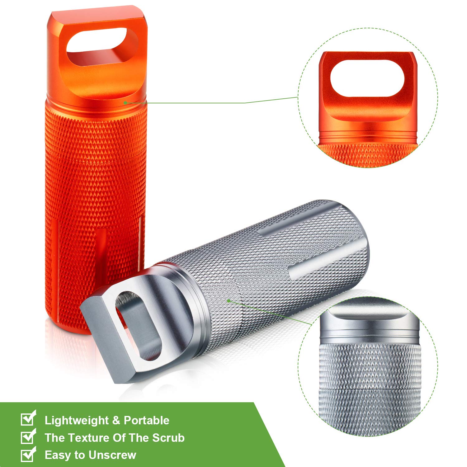 1Pack Aluminum Outdoor Dry Con - đánh giá và giá Pill Fob Capsule