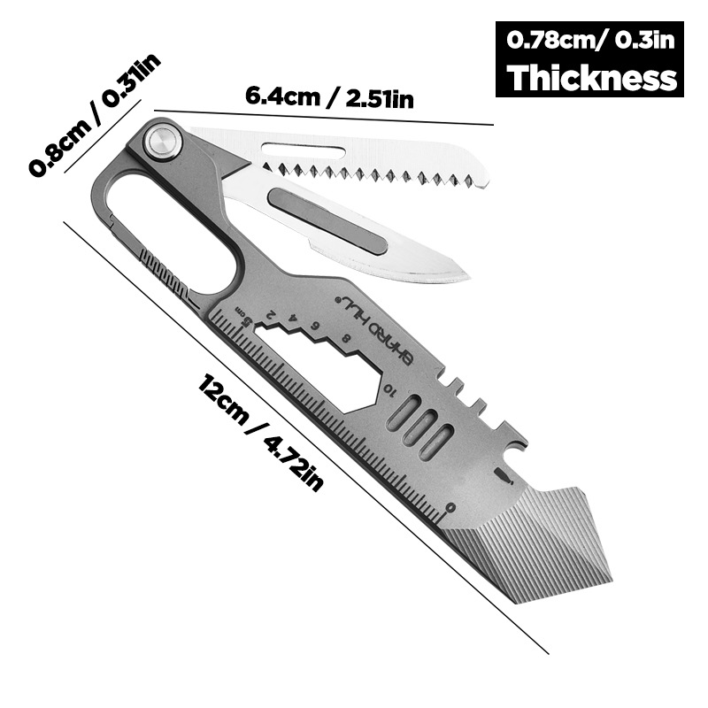 Outdoor Portable EDC Multifunc - đánh giá và giá Titanium Pry Bar