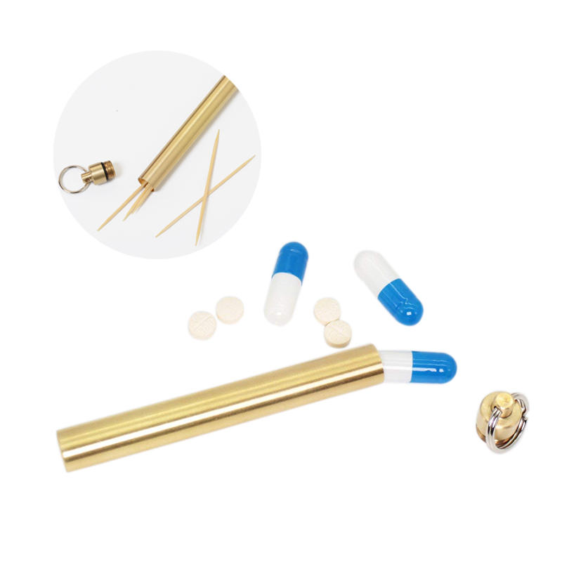 Brass Kín Kín Nước Lưu Trữ Con - đánh giá và giá Pill Fob Capsule