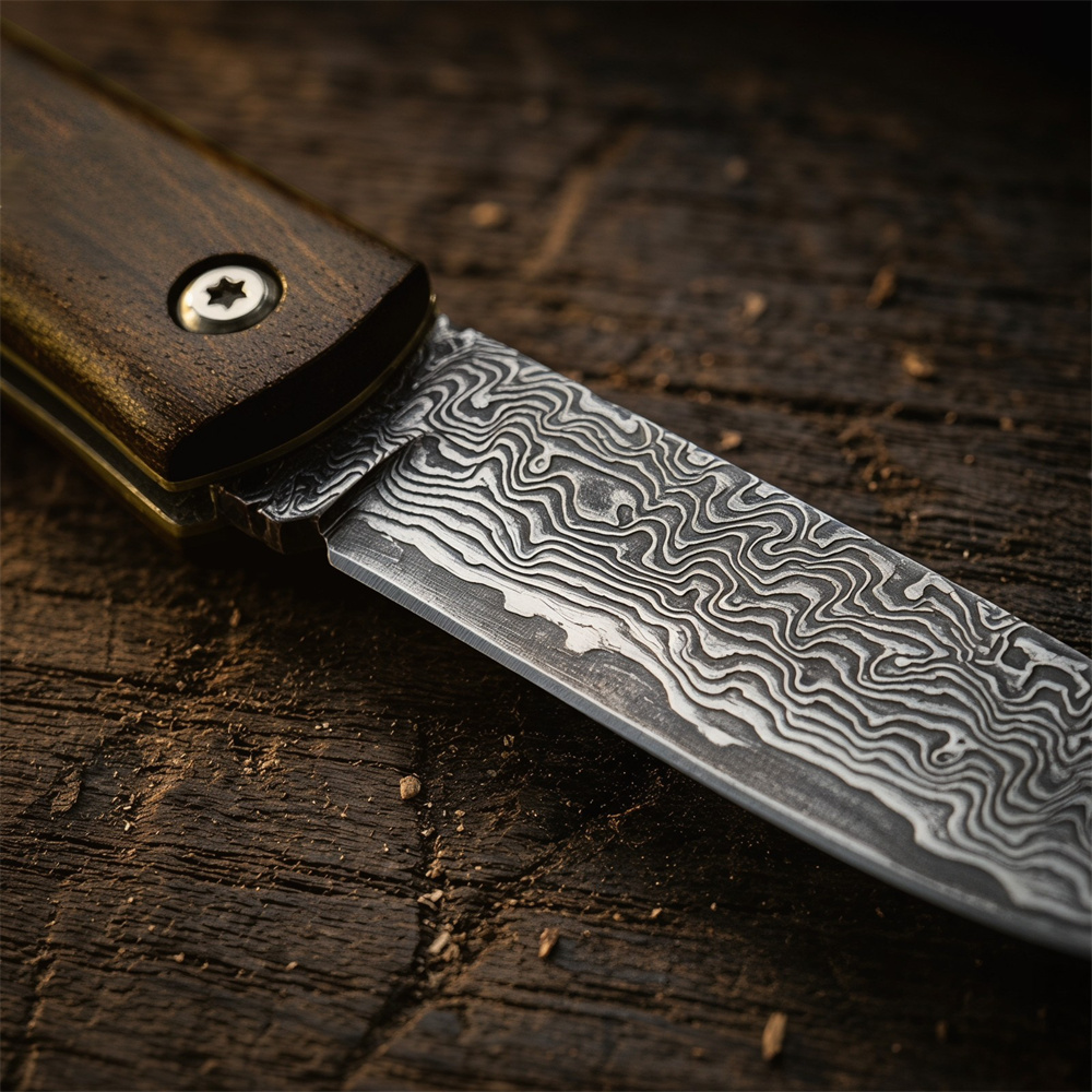 Compact Outdoor Survival Damas - đánh giá và giá Edc Pocket Carry Fixed Blade