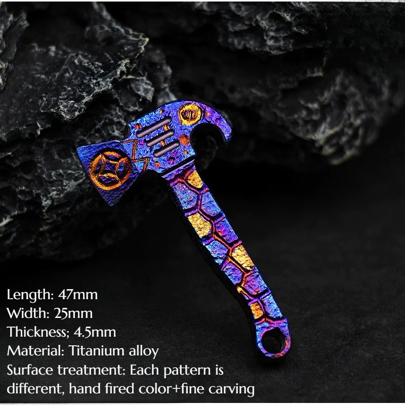 Titanium Alloy Mini Axe Hand C - đánh giá và giá Titanium Pry Bar