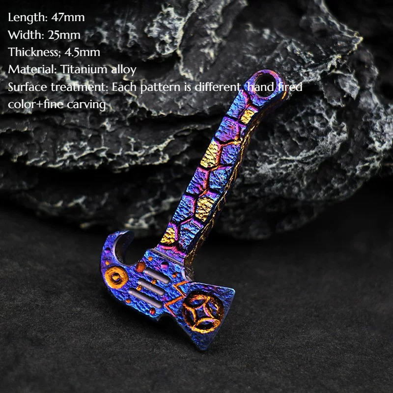 Titanium Alloy Mini Axe Hand C - đánh giá và giá Titanium Pry Bar