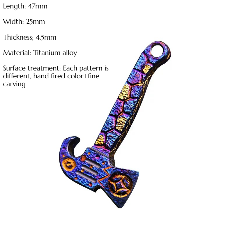 Titanium Alloy Mini Axe Hand C - đánh giá và giá Titanium Pry Bar