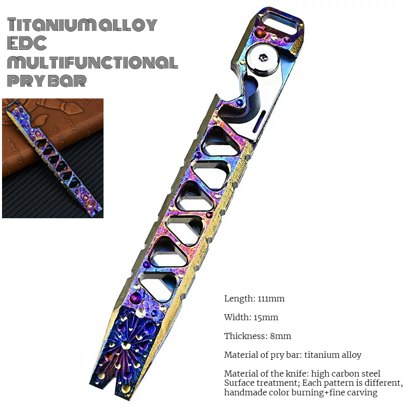 CNC Titanium Alloy Multifuncti - đánh giá và giá Titanium Pry Bar